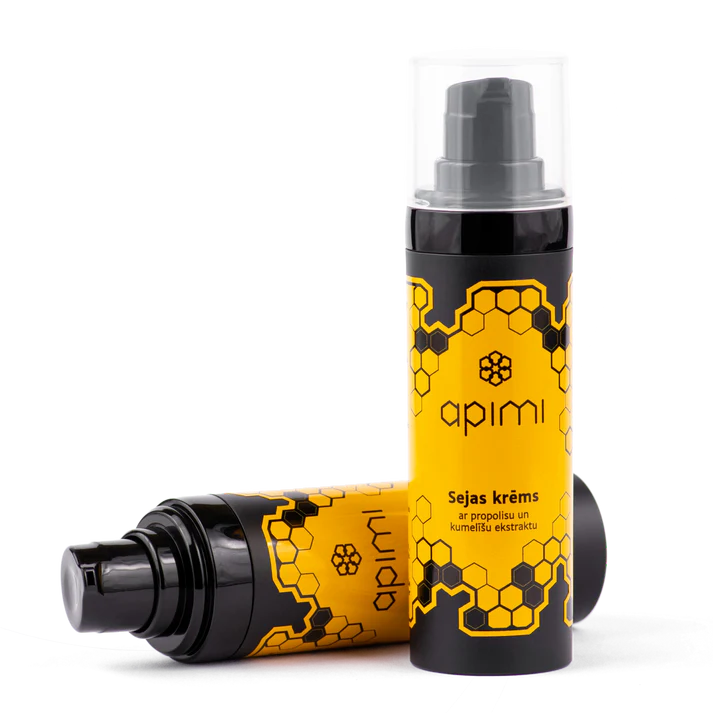 [AP-FACE-CR-CH-30] Apimi Travel size  Face Cream with propolis and chamomile extract